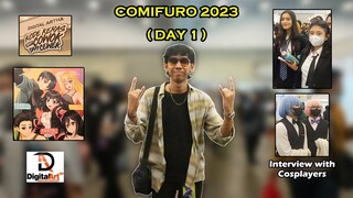 COMIFURO DAY 1 ! REVIEW BOOTH DIGITAL ARTHA & HUNTING COSPLAYERS !