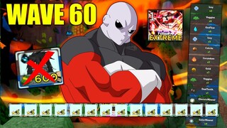 Jiren (Universe Justice #1) in Extreme Material (ORBS) Farming | All Star Tower Defense Roblox