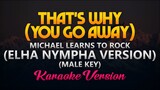 Elha Nympha - That's Why (You Go Away) by MLTR (Full Version Karaoke)(MALE KEY)