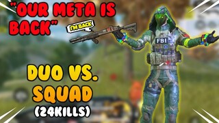 "Our Meta Is Back"Duo Vs. Squad![24Kills](Rules of Survival)
