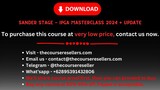 Sander Stage - IPGA Masterclass 2024 + UPDATE
