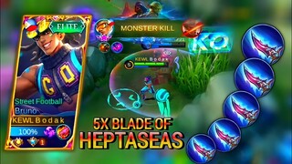 DON'T USE THIS FOR BRUNO (5X BLADE OF HEPTASEAS - TOP GLOBAL/PHILIPPINES BRUNO - MASTER BODAK MLBB