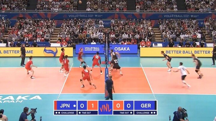 MEN'S VNL2022 JAPAN VS GERMANY WEEK3