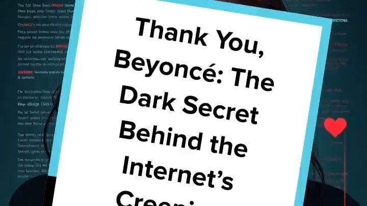 Thank You, Beyoncé The Dark Secret Behind the Internet’s Creepiest Message