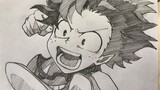 I finally finished the full version of the op pencil drawing of My Hero Academia Season 1!!!