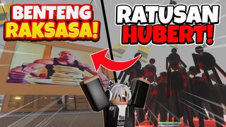 GG! BANGUN BENTENG RAKSASA PENAHAN RATUSAN HUBERT!!! | Roblox 3008