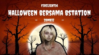 [Spooky Season🎃] Tutorial Make-up Look Zombie For Halloween By Firelight