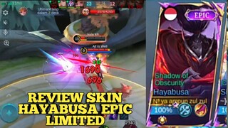 review skin epic hayabusa limited