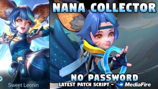 Nana Collector Skin Script No Password | Nana Aqua Pura Skin Script | Mobile Legends