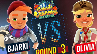 Subway Surfers กับ Bjarki VS โอลิเวีย แวนคูเวอร์ - รอบ 3 SYBO TV