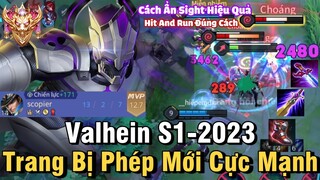 Valhein S1-2023 Liên Quân Mobile | Cách Chơi, Lên Đồ Phù Hiệu Bảng Ngọc Cho Valhein Mùa 25 Full Phép