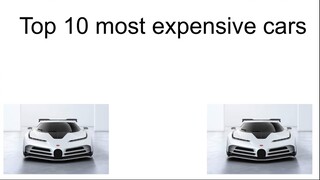 10 most expensive cars in the world
