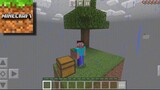 Minecraft PE - Skyblock Survival Gameplay part 1