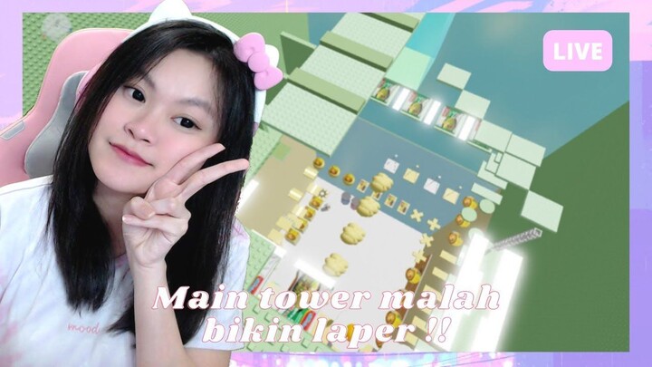 MAIN TOWER MALAH BIKIN LAPER!! [INDOMIE TOWER ROBLOX INDONESIA]