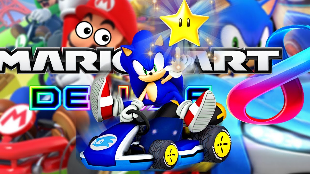 sonic and mario kart game