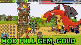 Grow Castle Mod Full Gem, Gold - Bản Mới Nhất Nâng Cấp Đánh Rồng Không Giới Hạn Top Game Thành EJ