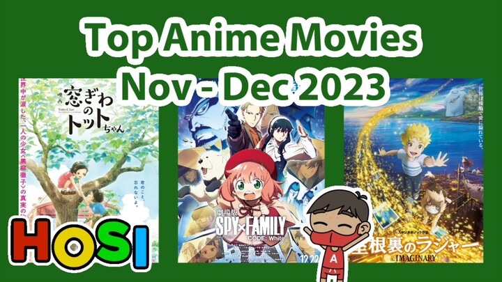 Top Anime Movies Releasing in November & December 2023