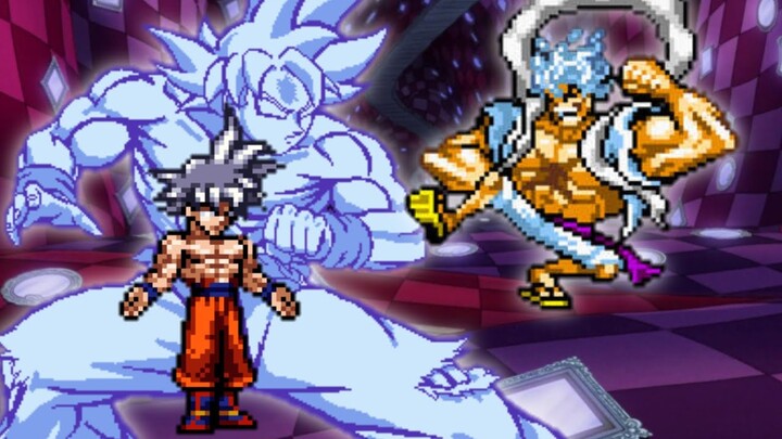 Mastered Ultra Instinct Goku(New) VS TC Luffy in Jump Force Mugen