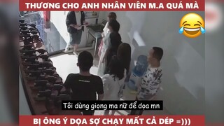 Thương cho anh nhân viên nhà ma quá😂😂😂