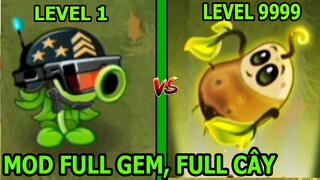 Hướng Dẫn Cài Plants vs Zombies 2 MOD Full Cây M9999, Gem - Cây Mới Mìn Khoai LEVITATER - Thành EJ