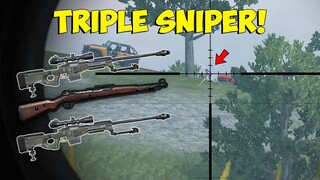 NAKA TRIPLE SNIPER SETUP! (ROS GAMEPLAY)