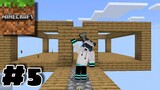 Minecraft PE Skyblock Survival Gameplay Walkthrough Part 5 - Build a House