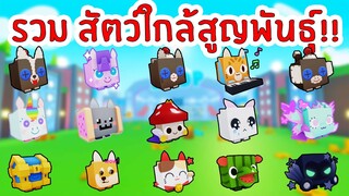 รวมสัตว์ที่ใกล้สูญพันธุ์ เหลือน้อยมากๆ | Roblox Pet Simulator X 🐾