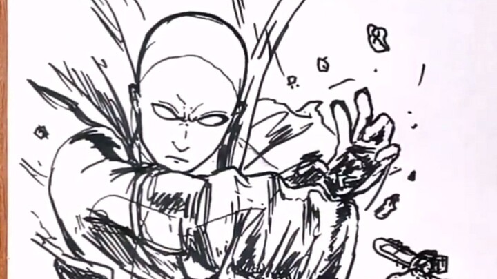 Menggambar Karakter One Punch Man