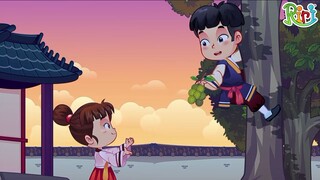 Animasi Lucu | Putri Bulan dan Putra Matahari