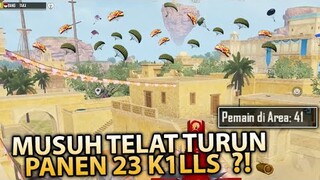 TERNYATA BEGINI KALAU MUSUH PADA TELAT TURUN , LANGSUNG PANEN 23 K1LLS !! - PUBG MOBILE