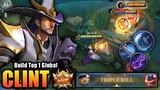 Attack Speed & Critical Build Clint is Insane!! - Build Top 1 Global Clint ~ MLBB