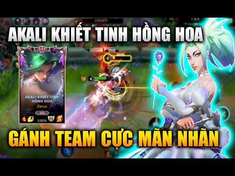 [LMHT Tốc Chiến] Akali Khiết Tinh Hồng Hoa Gánh Team Cực Mãn Nhãn