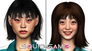 🔴 SQUID GAME Sae-Byeok & Ji-Yeong △ ¦ The Sims 4 CAS (+full cc list)