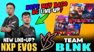 IBA ANG LAKAS NI DONUT,JAMES NAGBALIK!! NXP EVOS NEW LINE UP? VS  BLNK SQUAD I MOBILE LEGENDS