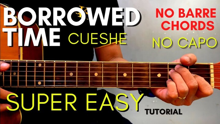 CUESHE - CAN'T LET GO CHORDS (EASY GUITAR TUTORIAL) for BEGINNERS