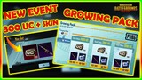 GROWING PACK NEW EVENT IN PUBG MOBILE | GET PERMANENT M16A4 SKIN | 300 UC RETURN