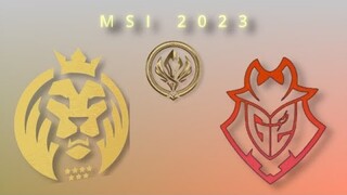 Game Recap: MAD - G2 | MSI 2023 London | Bracket Stage | Day 11 - 05/13/2023