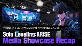 [Solo Leveling:ARISE] Turning a manhwa masterpiece into a game: Media Showcase Recap