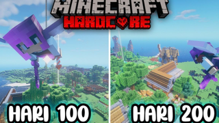 100 - 200 HARI Minecraft HARDCORE Di Dunia Terbesar !!