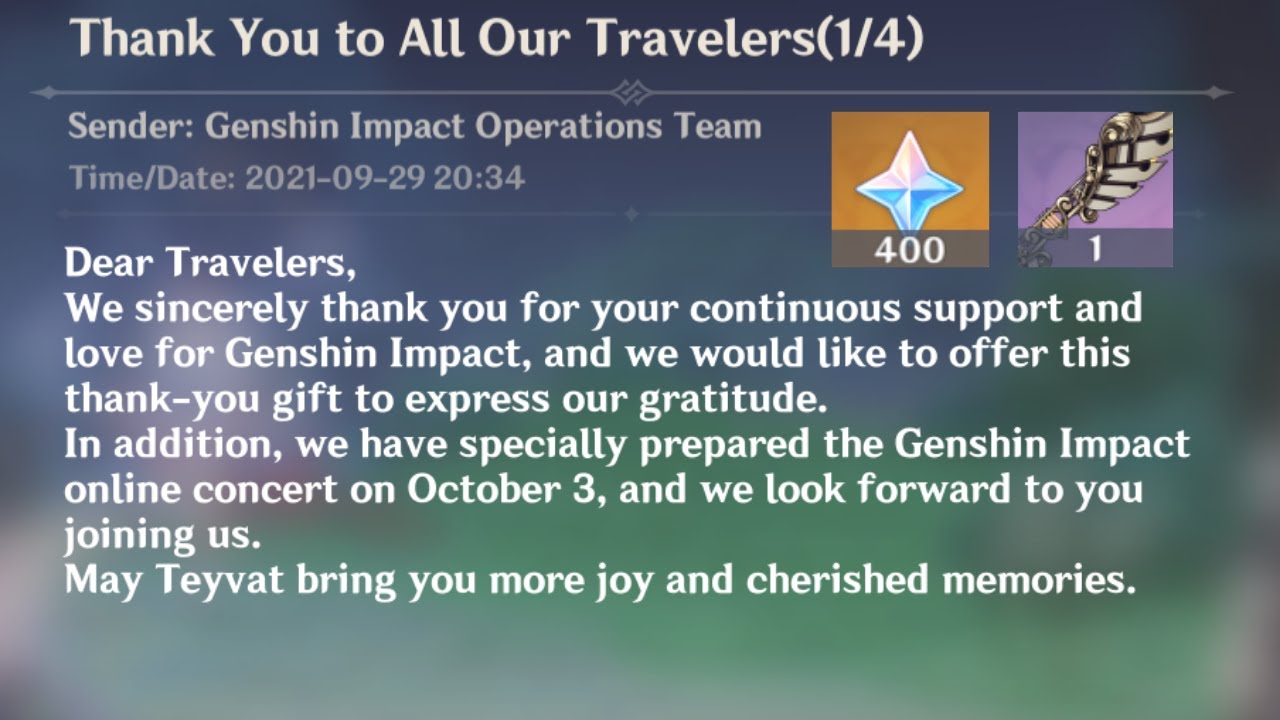 I can't wait for 4.1 🤗 (anniversary rewards) #genshin