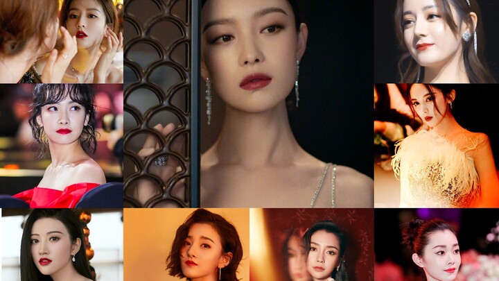 Mash-up of Chinese female celebrities