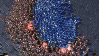 This is how the troops fight against who will be the defeated.