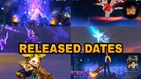 ALL UPCOMING SKINS RELEASED DATES | Mobile Legends: Bang Bang!