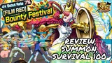 Film Red UTA SUMMON, REVIEW, SURVIVAL 100 GAMEPLAY | One Piece Bounty Rush (OPBR)