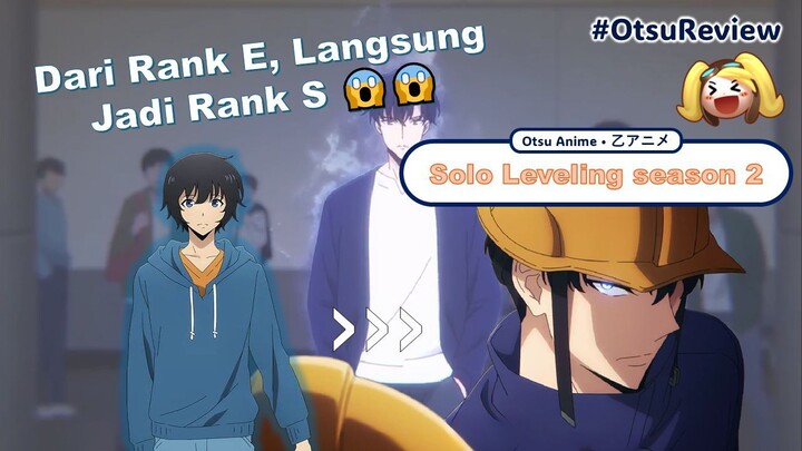 Jinwoo dari rank E langsung rank S cuy 🔥 #OtsuReview #ReviewAnime