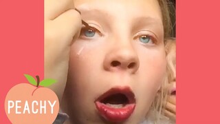 Are You Good At Eyeliner? Cause She Isn’t! | Funny Beauty Videos