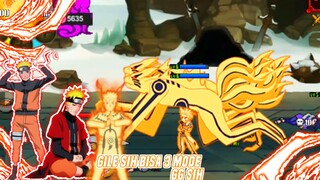 Gila sih bisa berubah 3 mode - Naruto Senki Mod