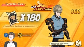 180 Black Tiket Genos SSR Full Power - One Punch Man The Strongest