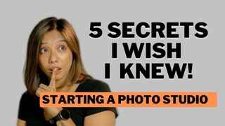 5 Things I Didn't Know When I Started my Photography Studio