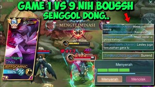 Tidak ada yang bisa diandalkan selain diri sendiri.. GAME 1 VS 9 NIH BOUSSH SENGGOL DONG!!!